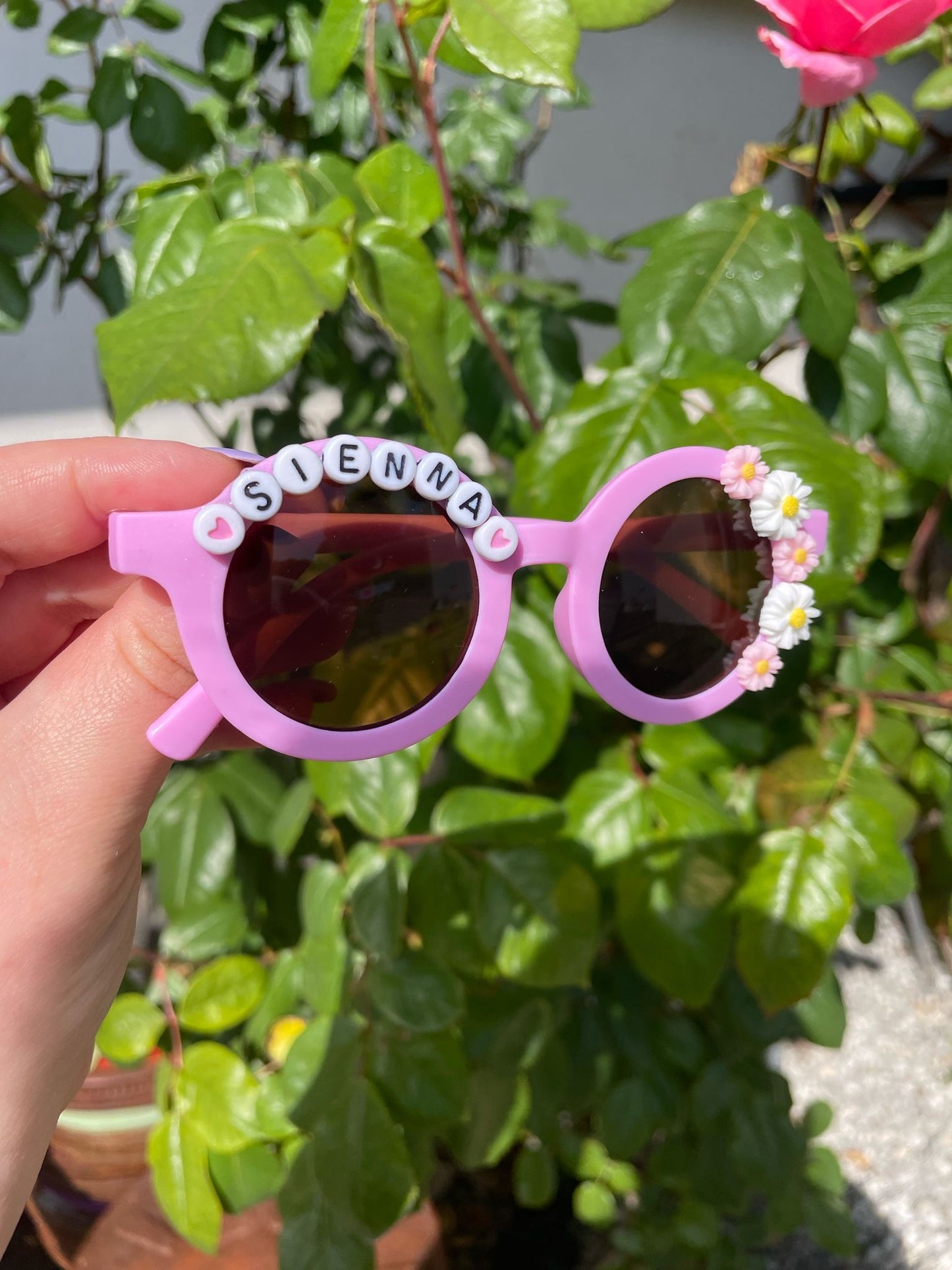 Child flower personalised Sunglasses