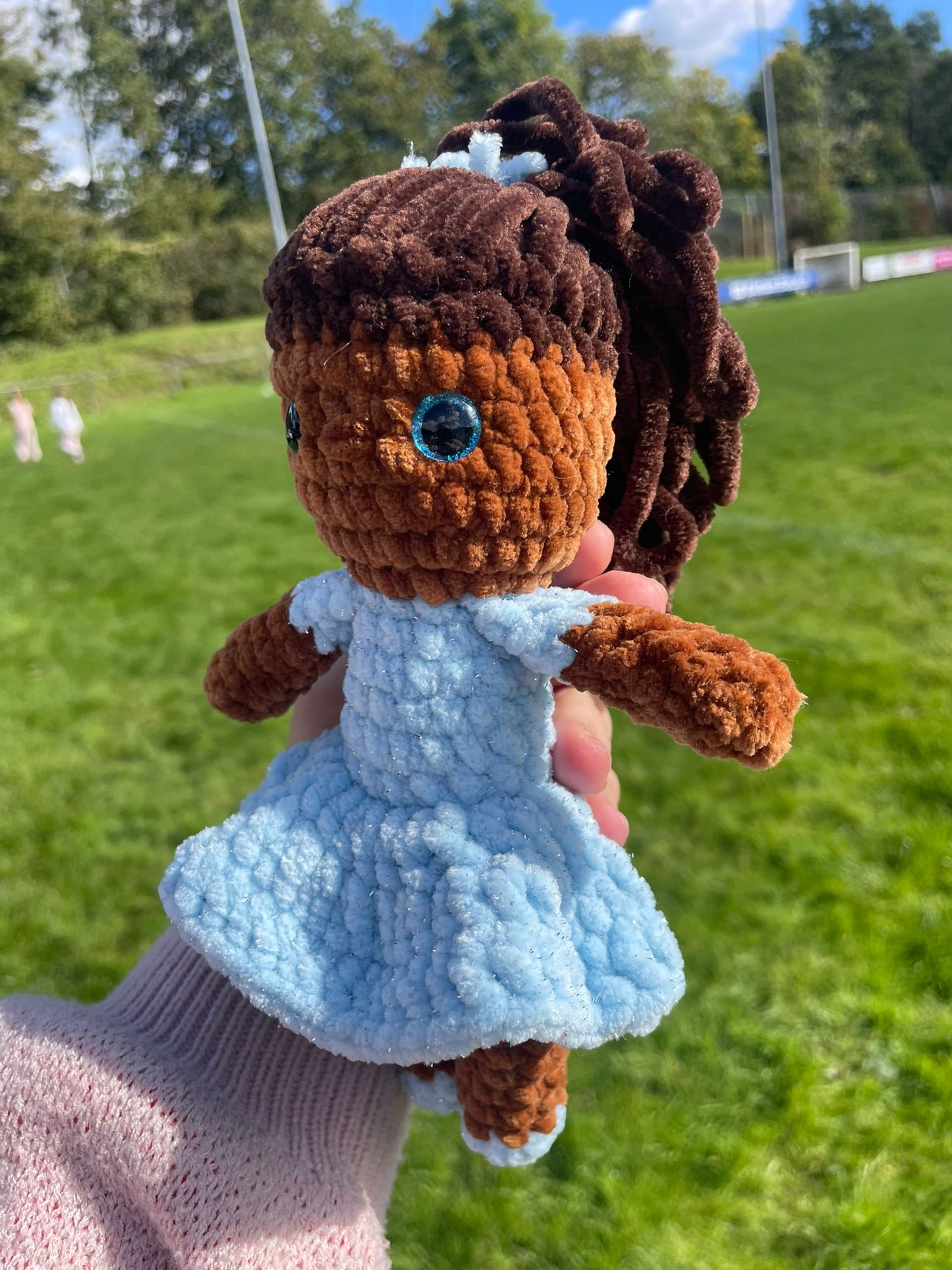 Girl Doll in Dress crochet Toy