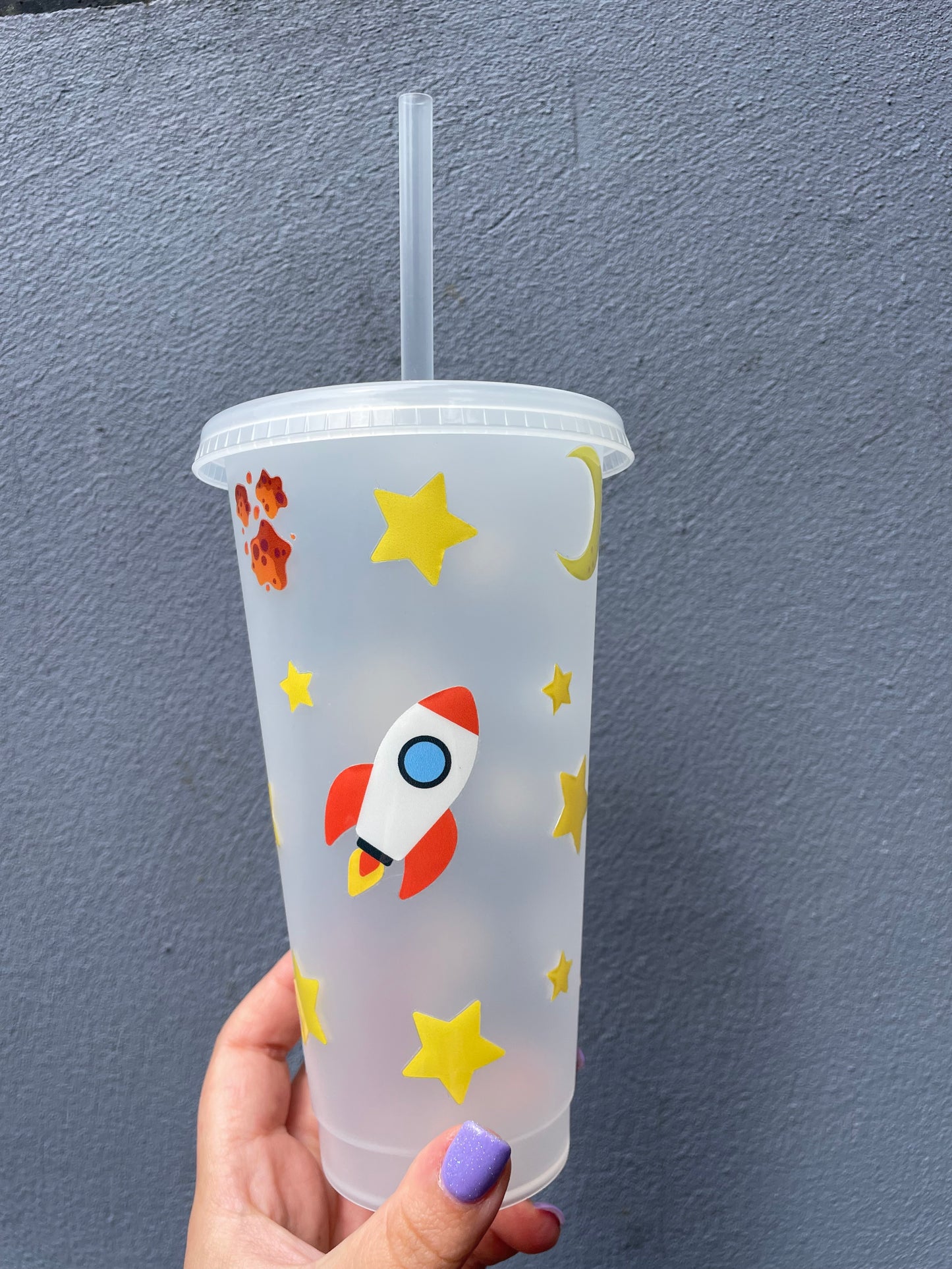 Space themed 24oz Cold Cup