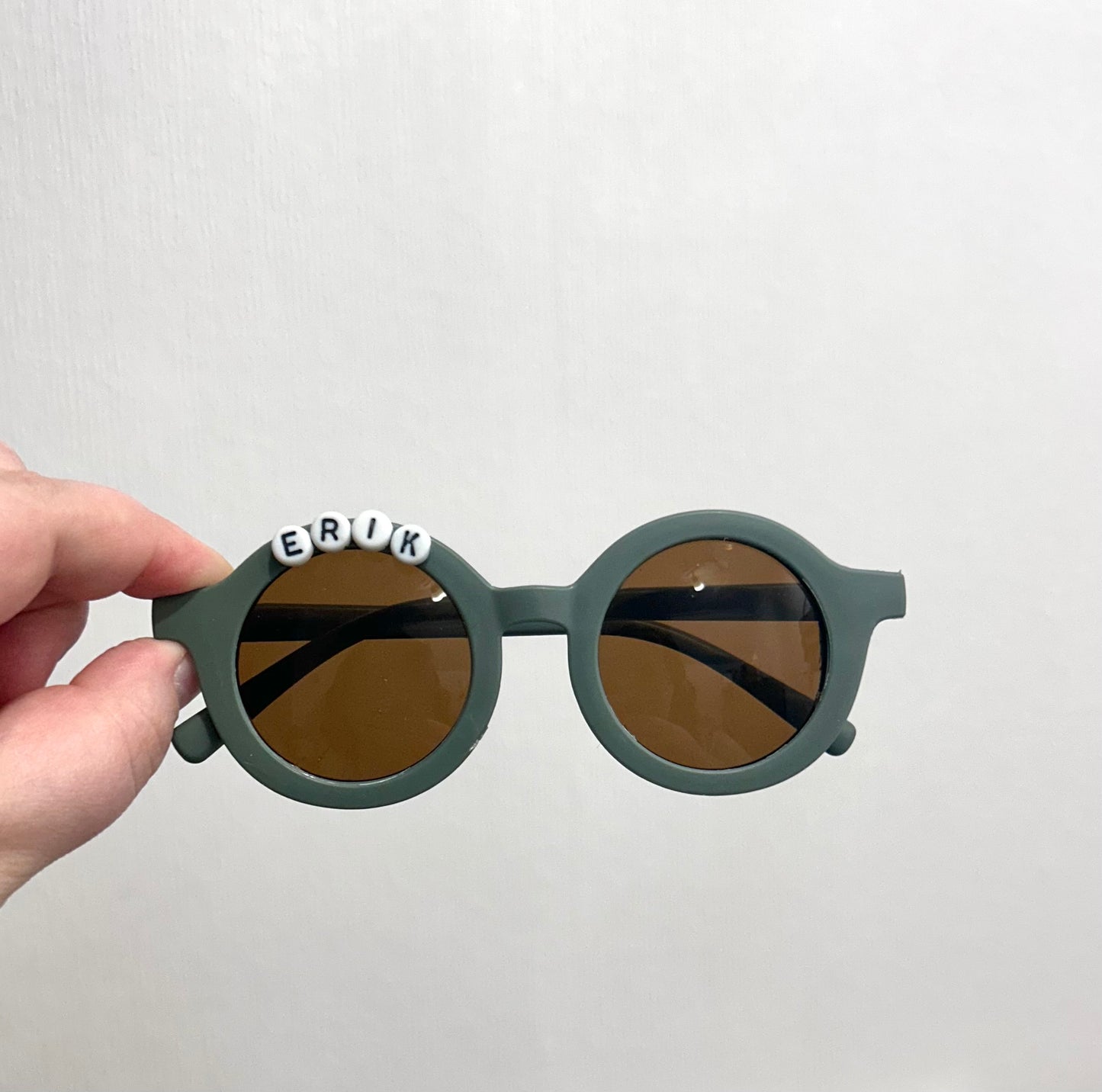 Child Personalised Sunglasses- black letters