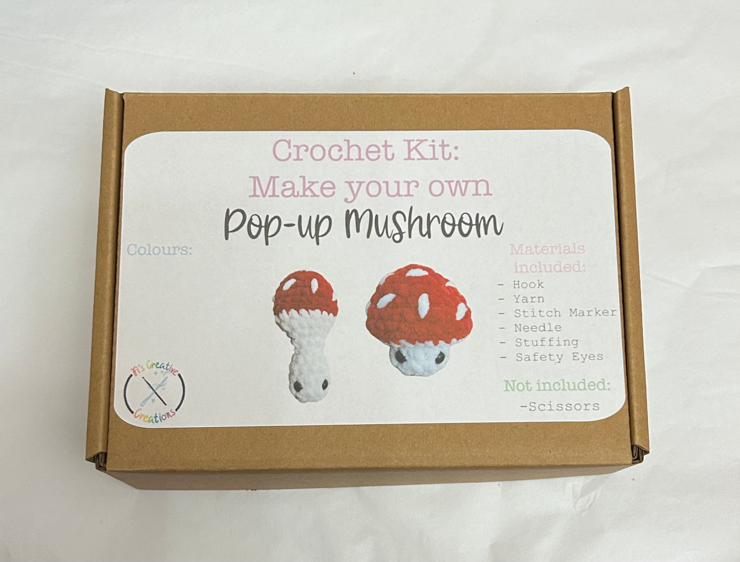 Pop up Mushroom Crochet your own kit