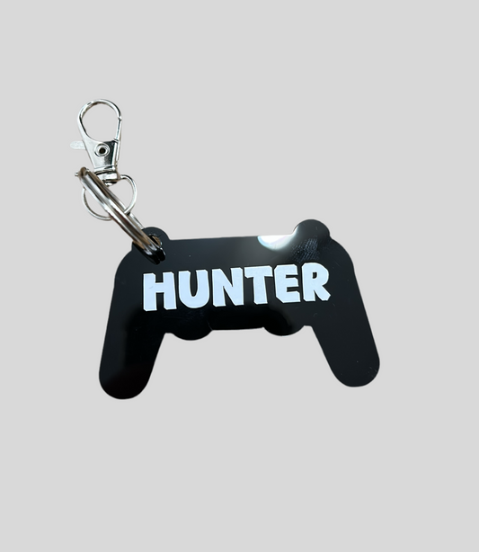 Personalised Gamer Keyring