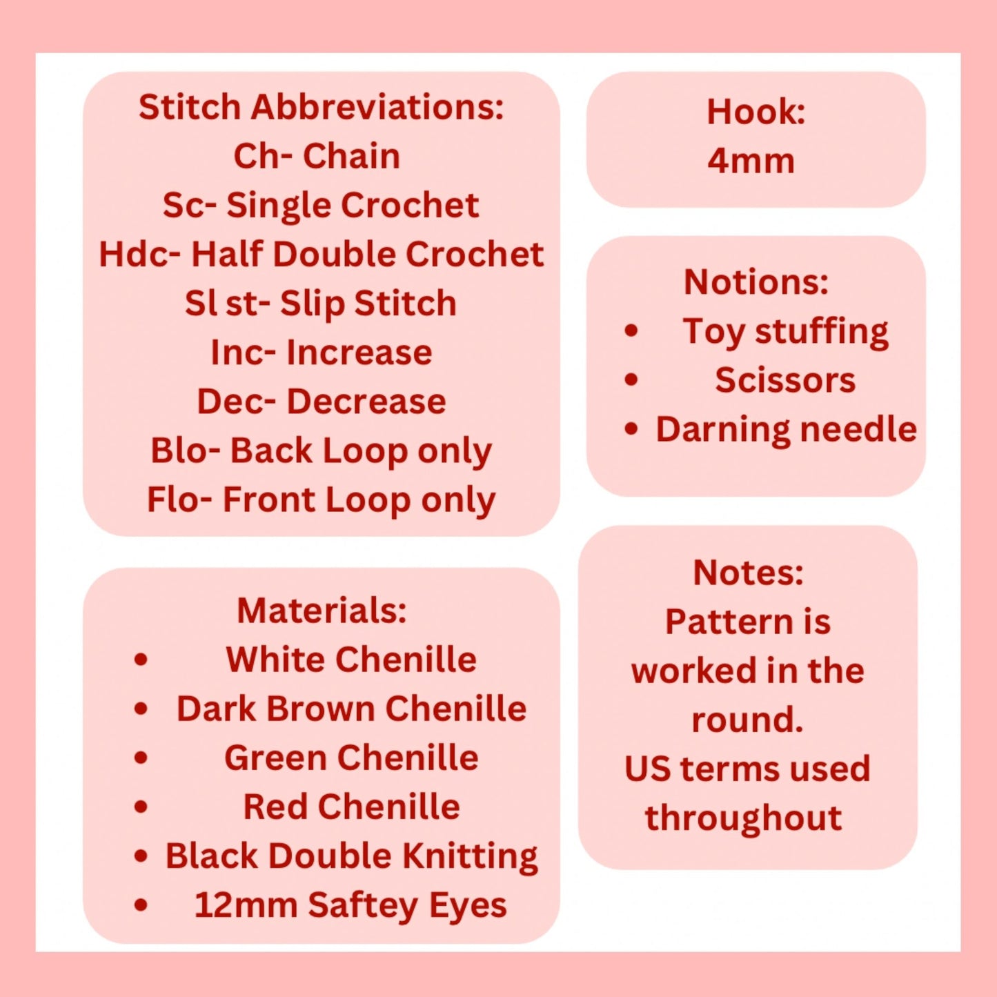 Crochet Christmas Pudding Digital Pattern