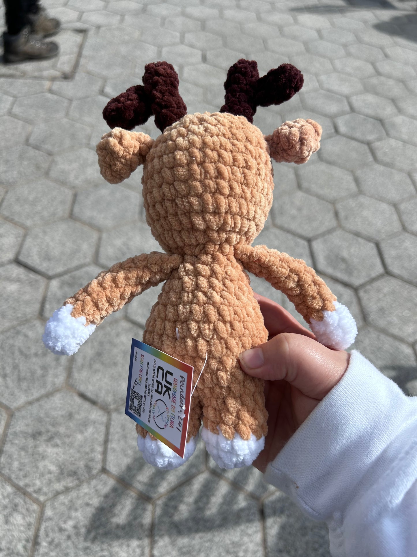 Reindeer Christmas Crochet Toy
