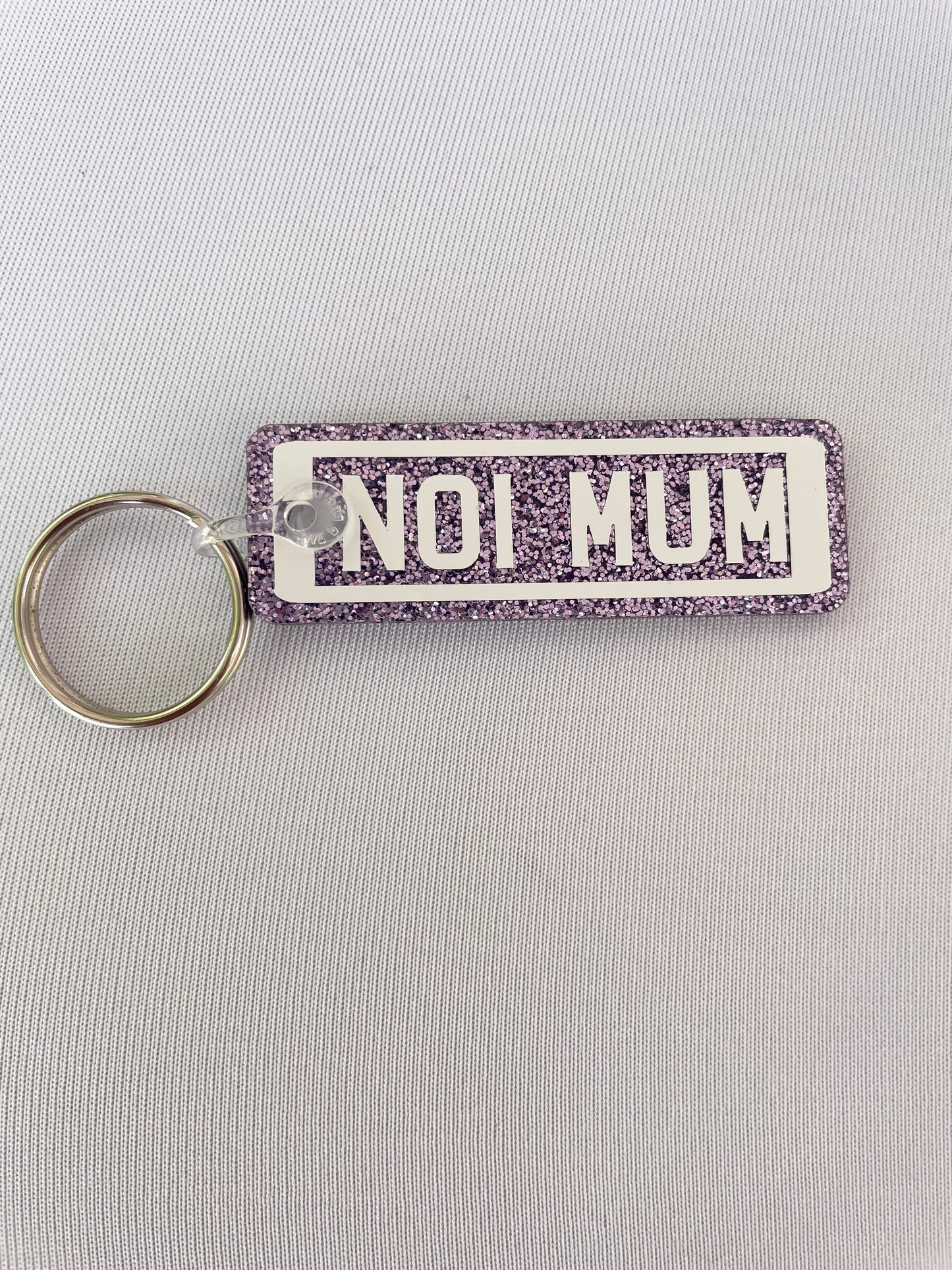 No 1 Mum Number Plate Keyring