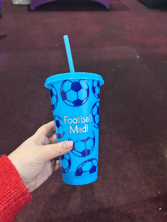 Football Mad 24oz Cold Cup