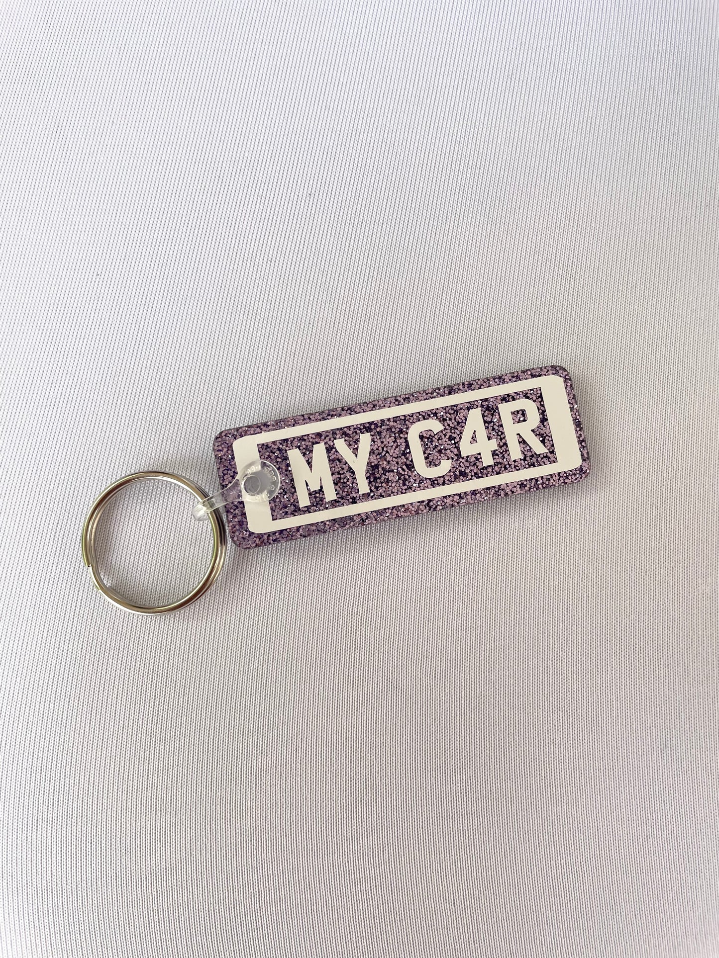 My Car Number Plate Keyring