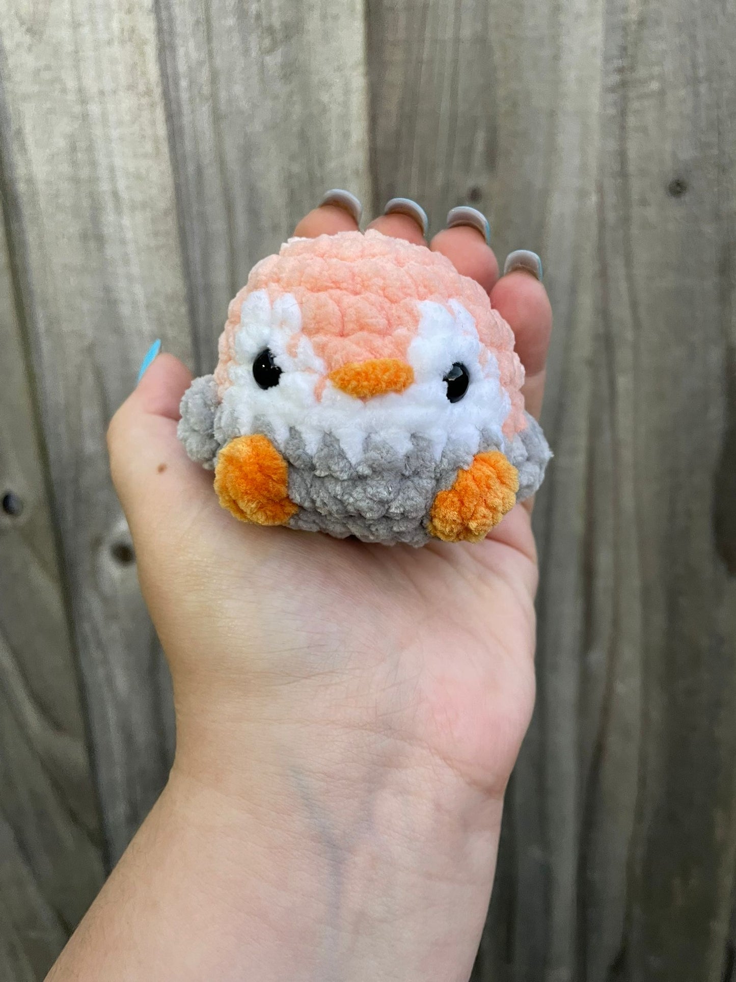 Mini Penguin Christmas Crochet Toy