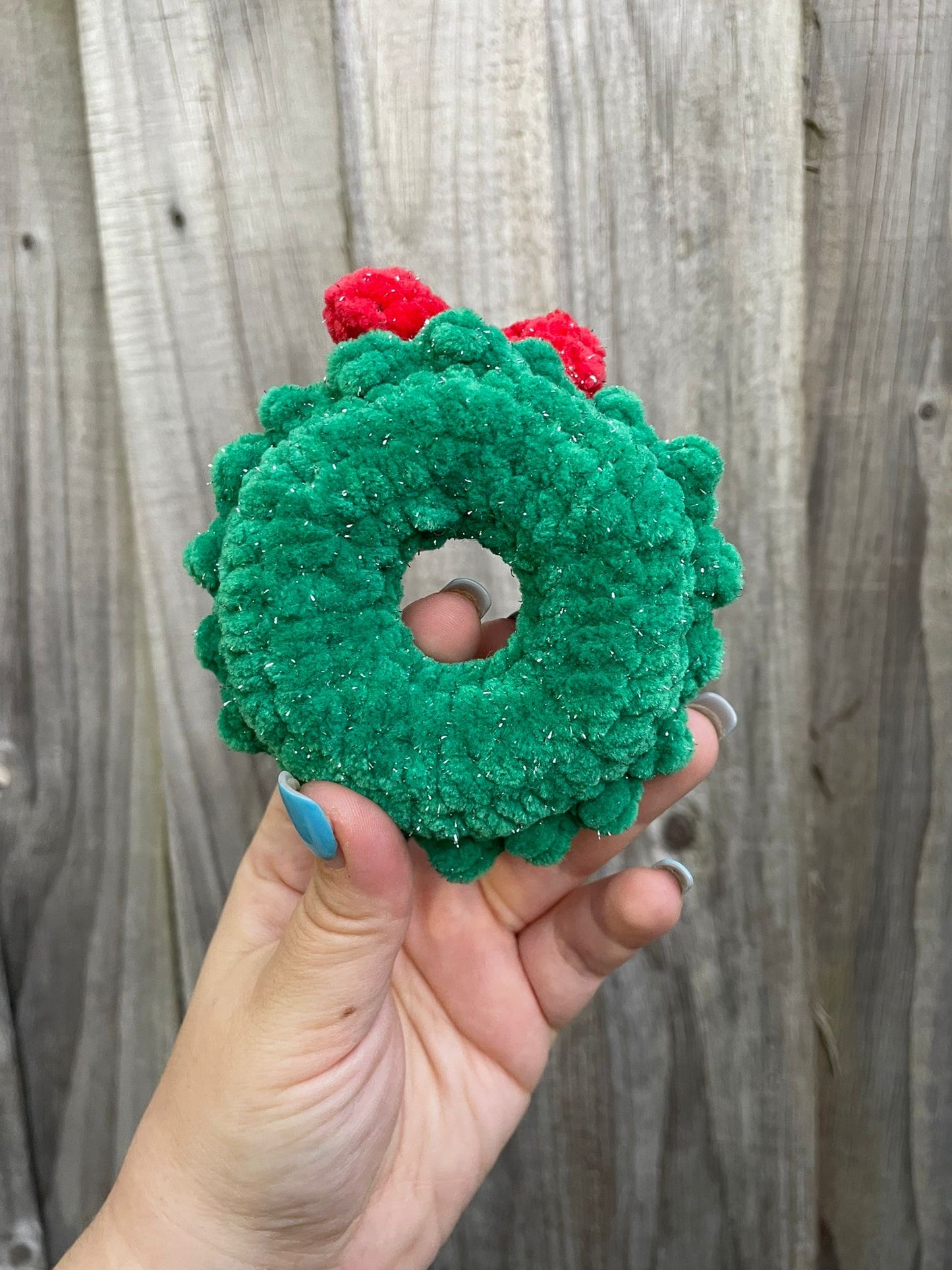 Christmas Wreath crochet Toy