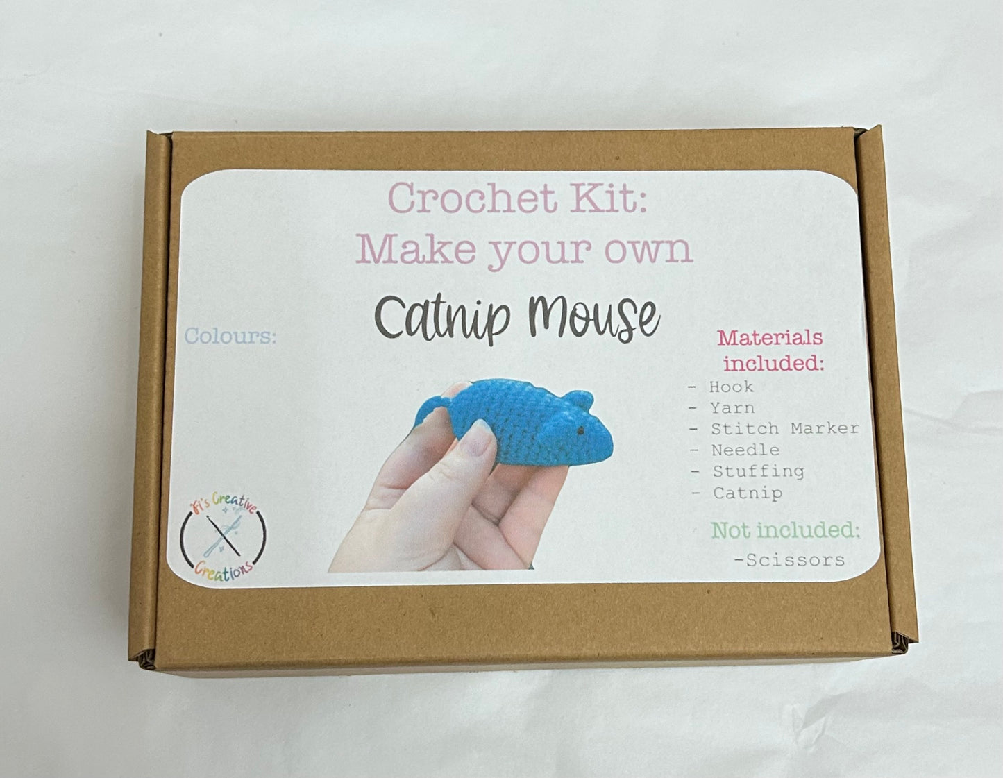 Catnip Mouse Crochet your own Kit