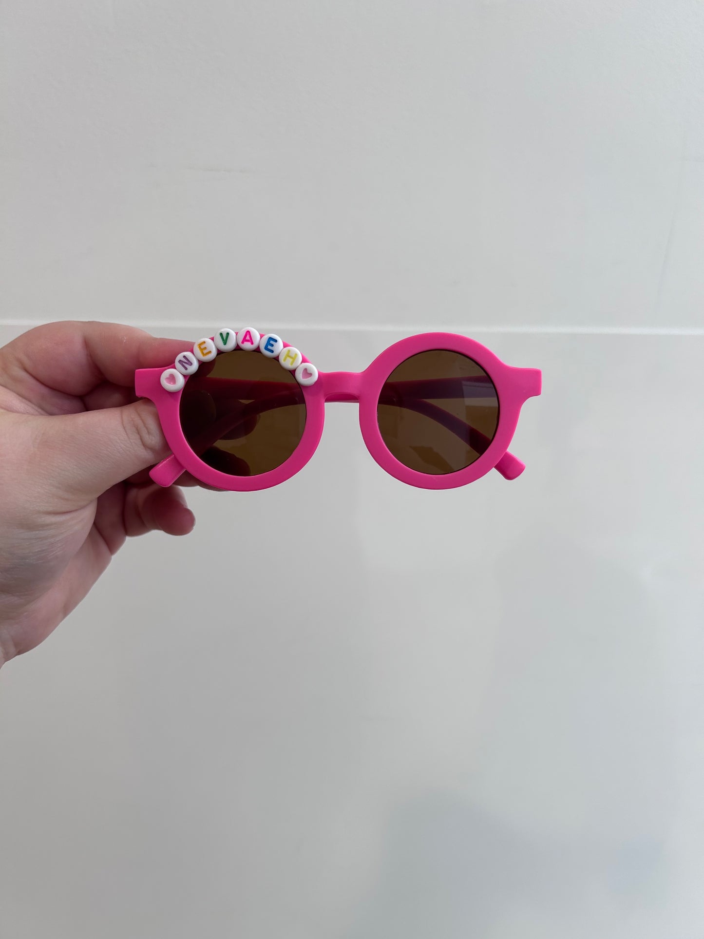 Child Personalised Sunglasses- colour letters