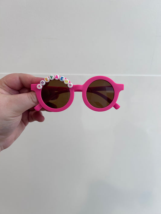 Child Personalised Sunglasses- colour letters