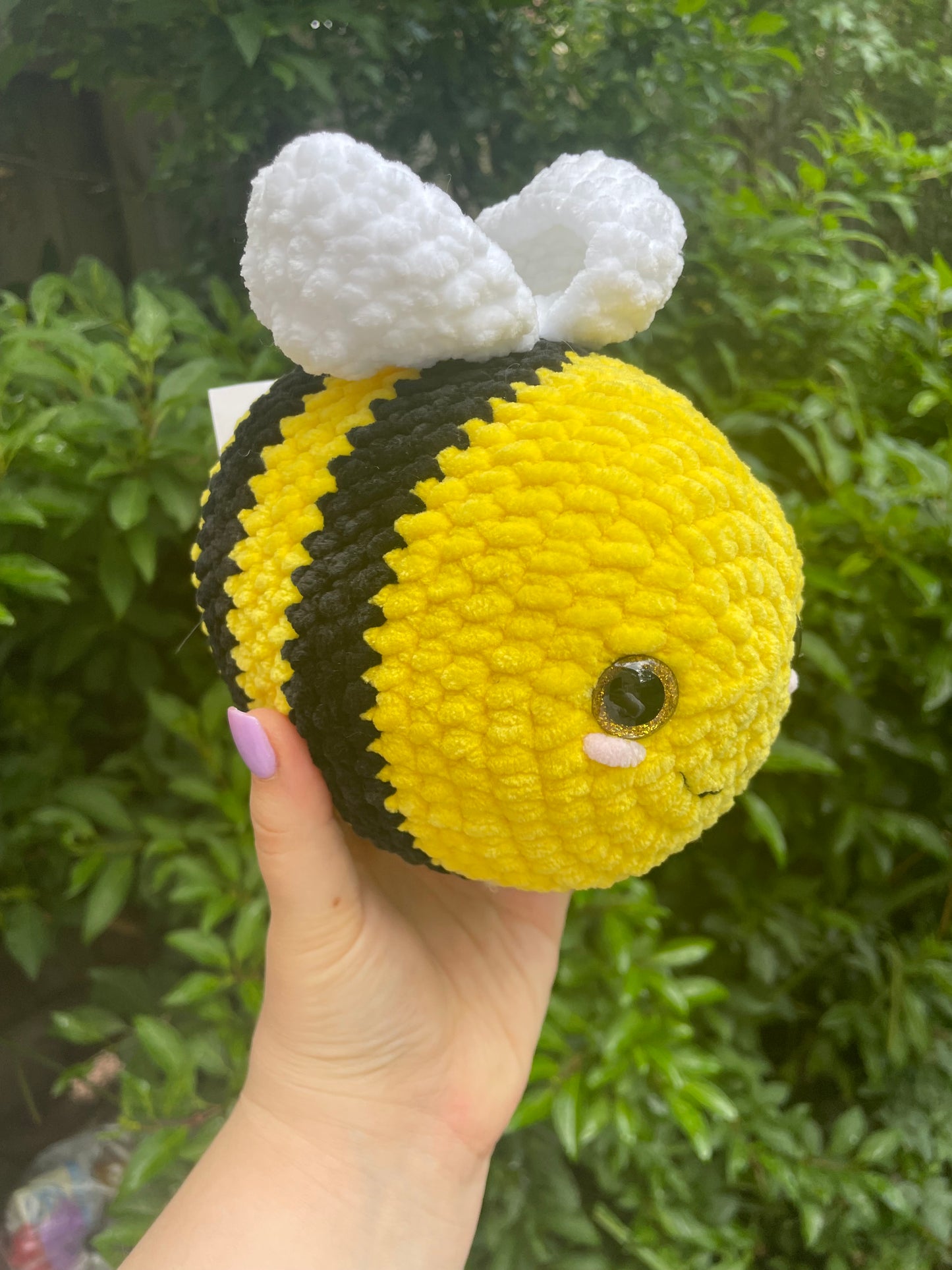 Large Crochet Bee Toy