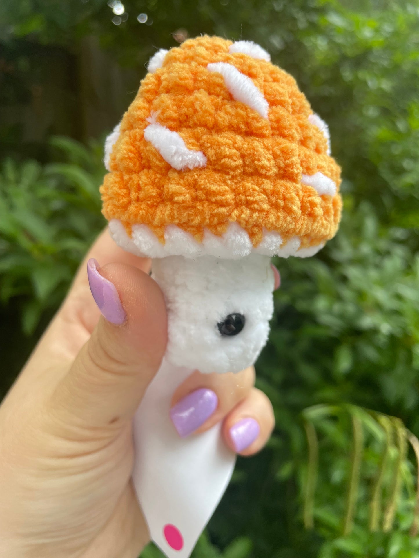 Mushroom Pop Up Fidget Crochet Toy