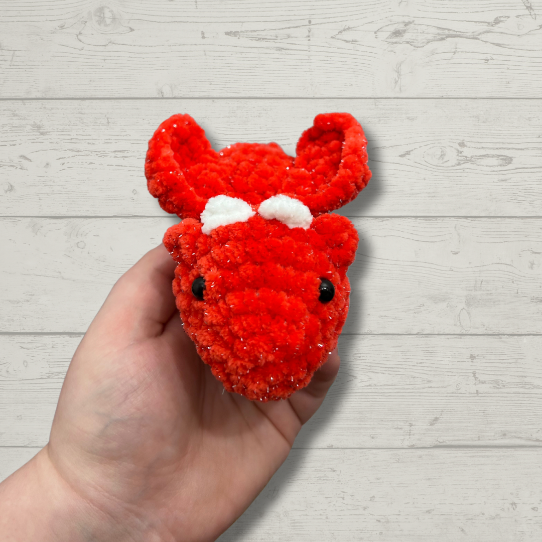 Welsh Red Dragon Crochet Toy