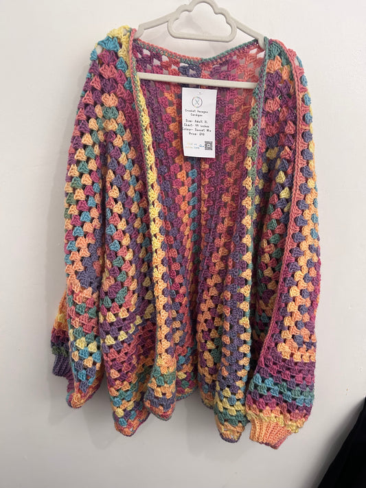 XL Adults Crocheted Cardigan