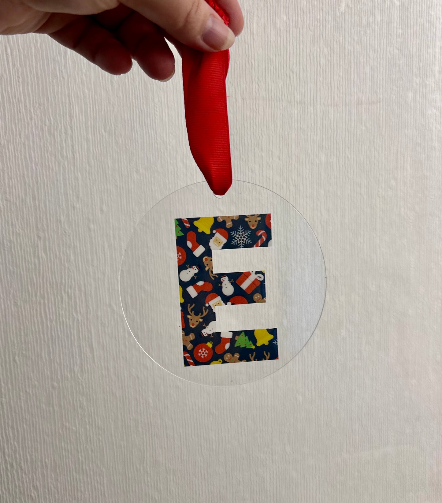 Christmas Letter Bauble