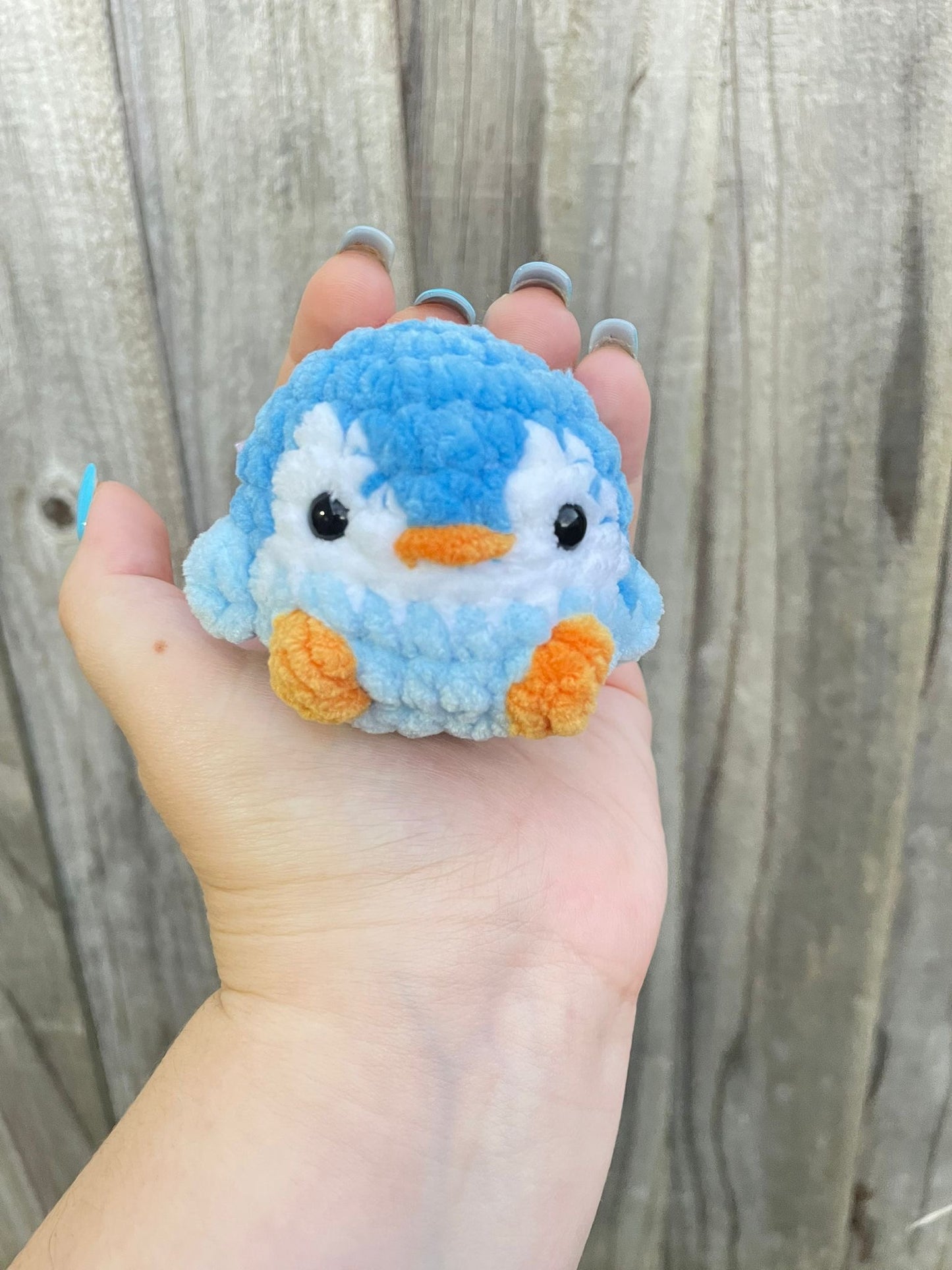 Mini Penguin Christmas Crochet Toy