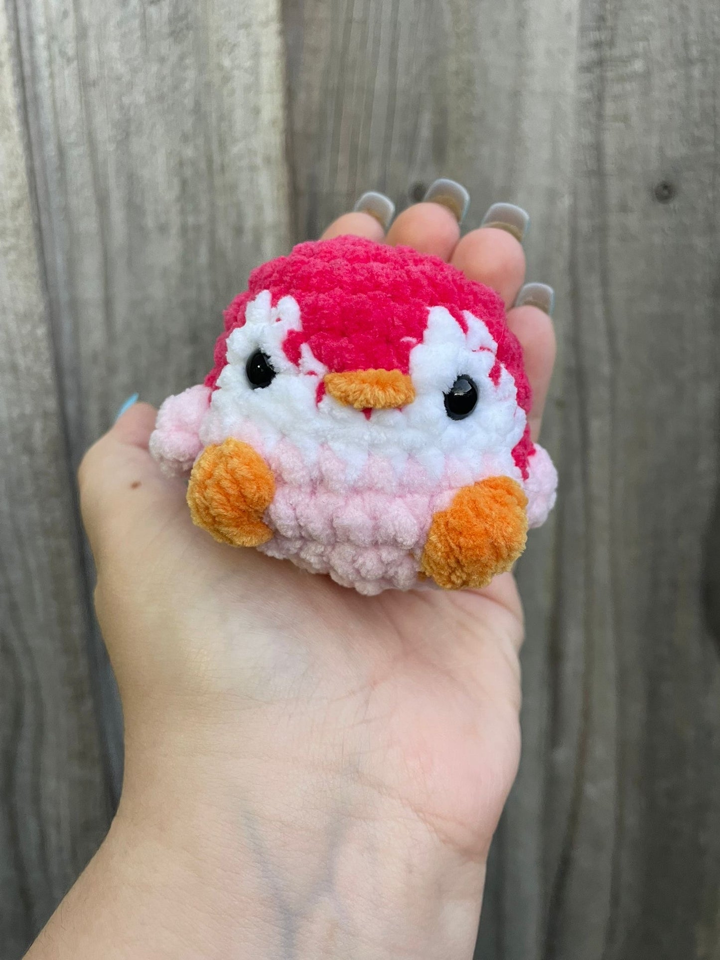 Mini Penguin Christmas Crochet Toy
