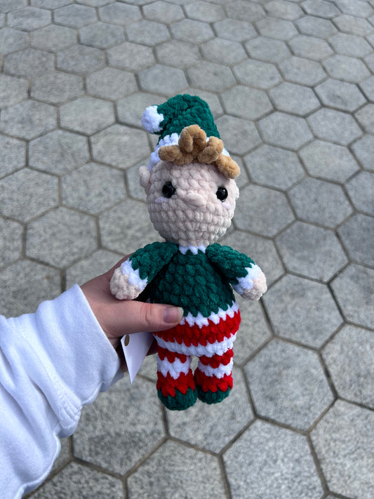 Elf Christmas Crochet Toy