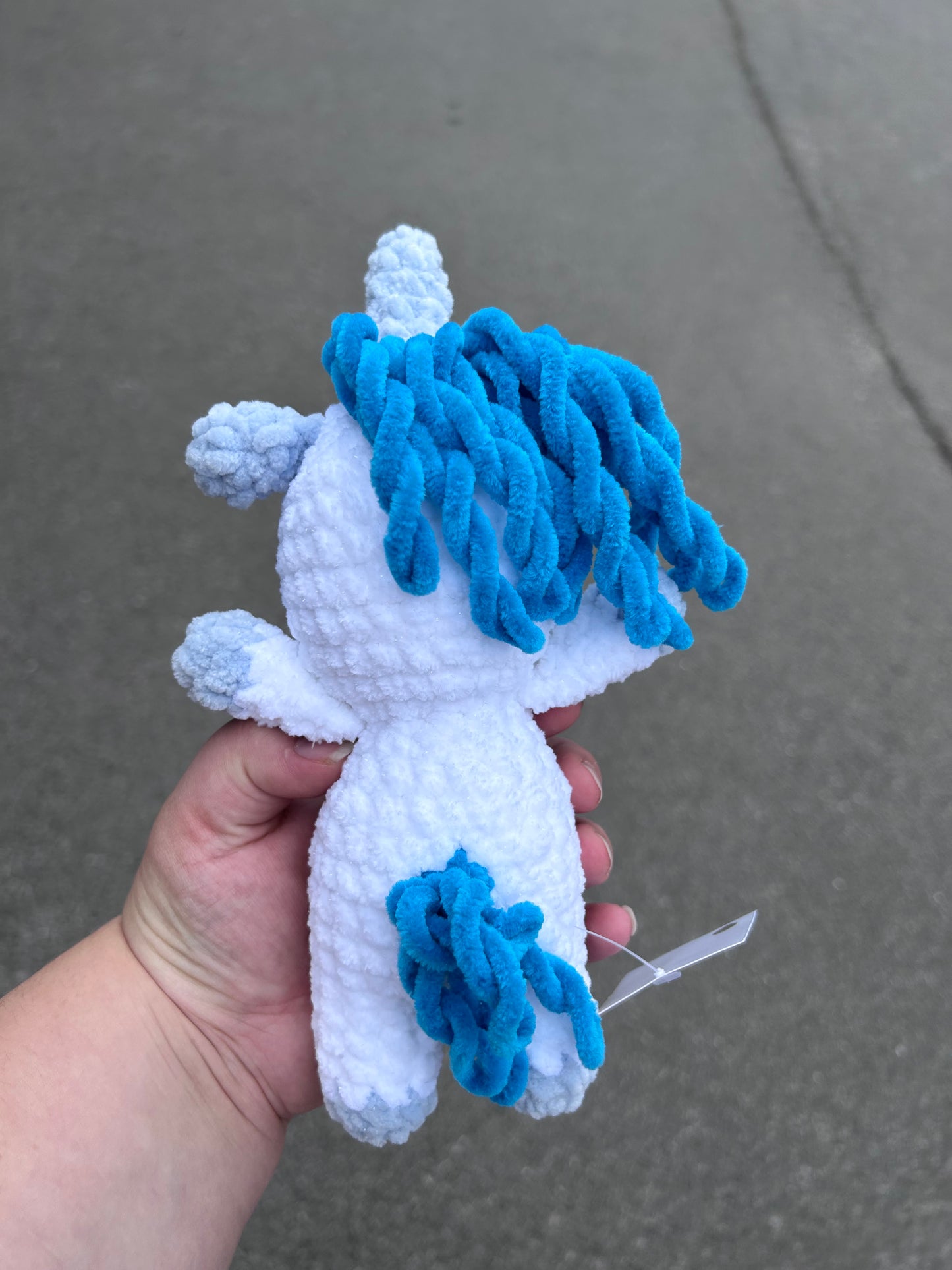 Unicorn crochet toy