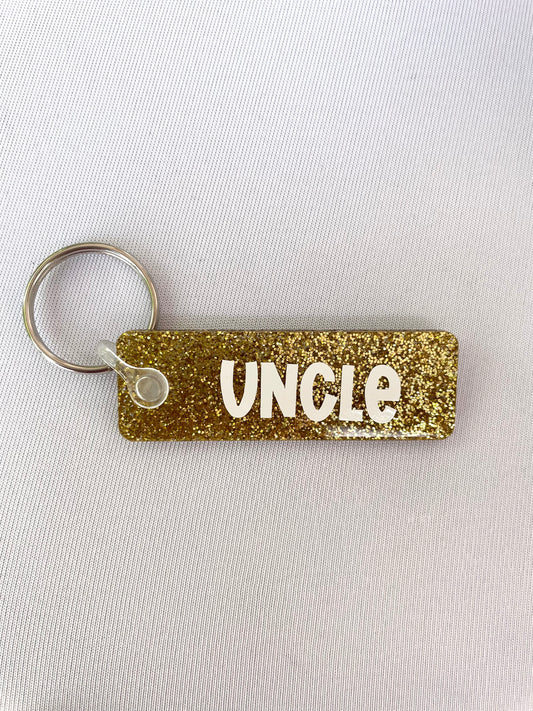 Uncle Rectangle Keyring