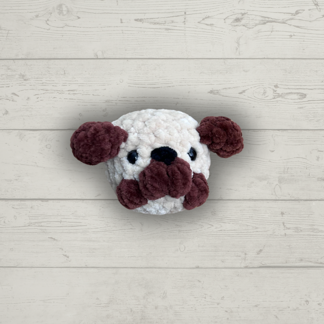 Pug Dog Crochet Toy