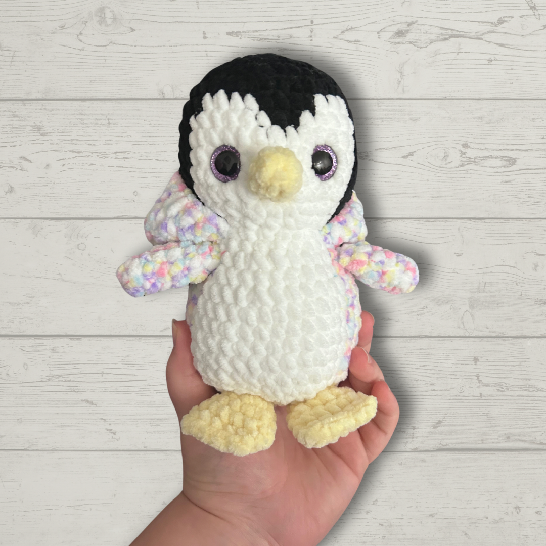 Dino Penguin Crochet Toy