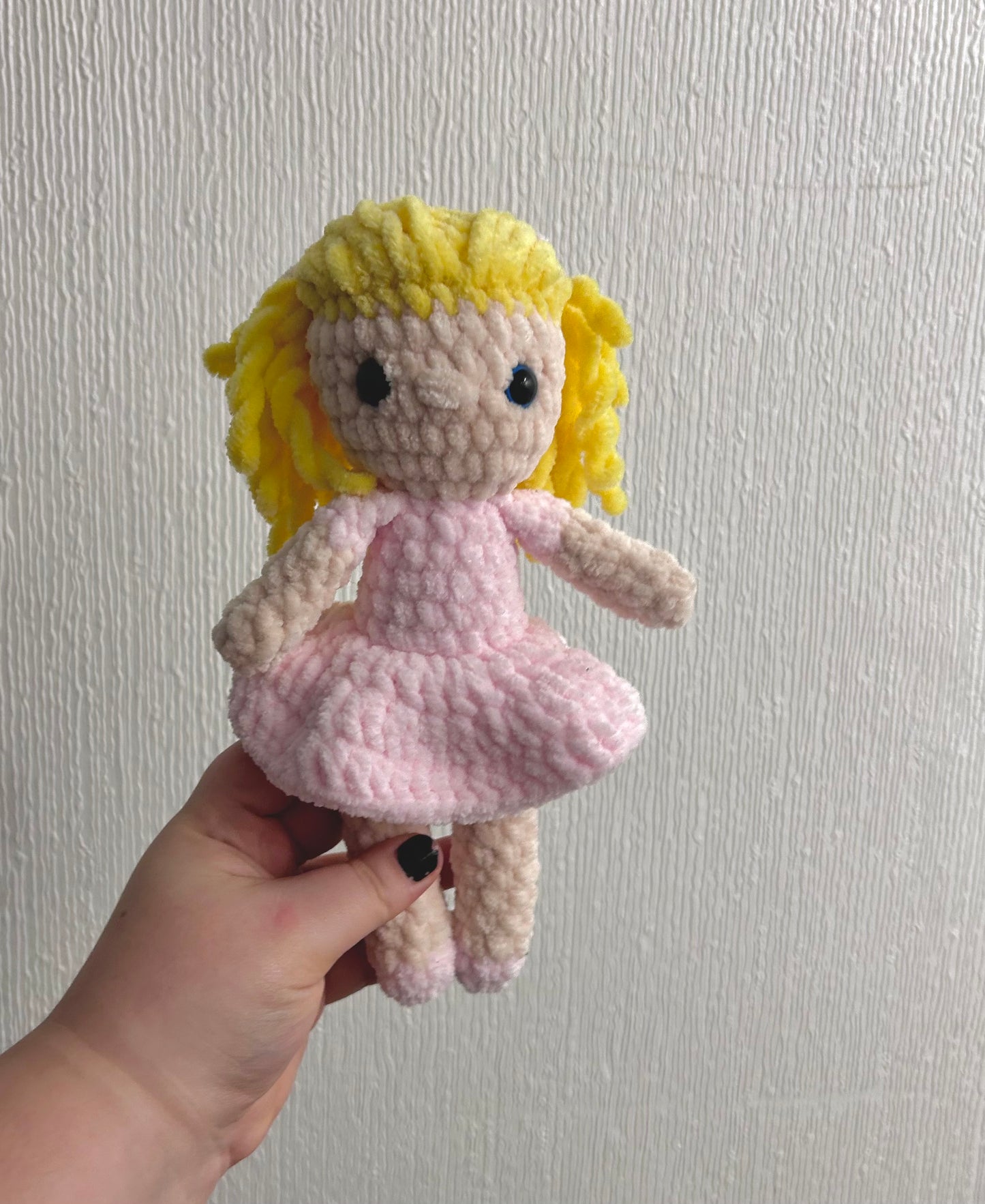 Girl Doll in Dress crochet Toy