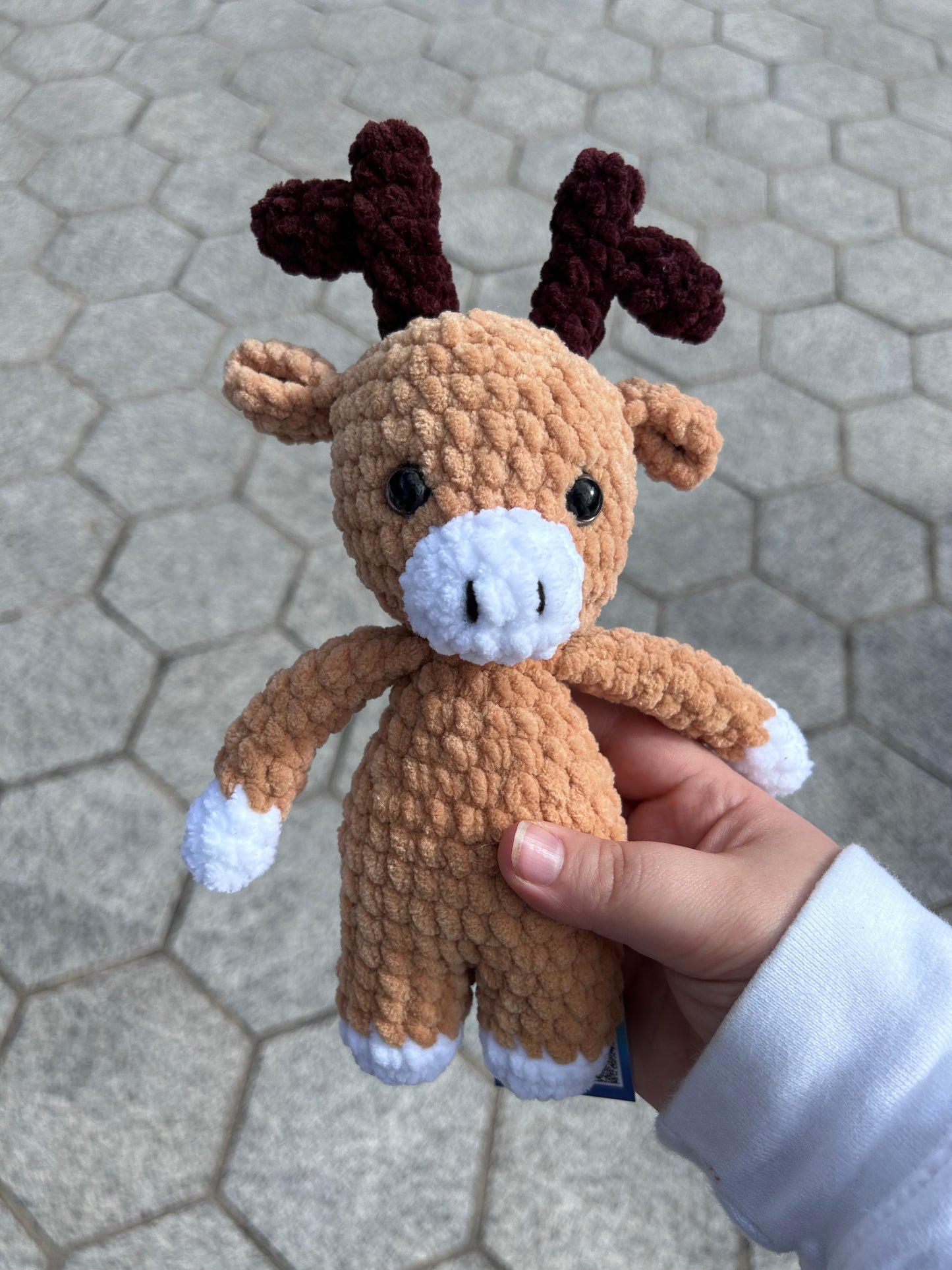 Reindeer Christmas Crochet Toy