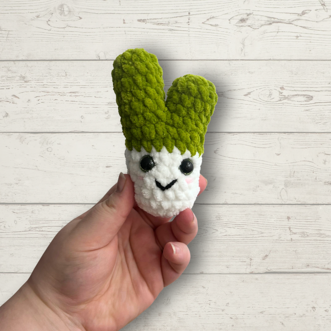 Crochet Leek Toy Welsh Symbol