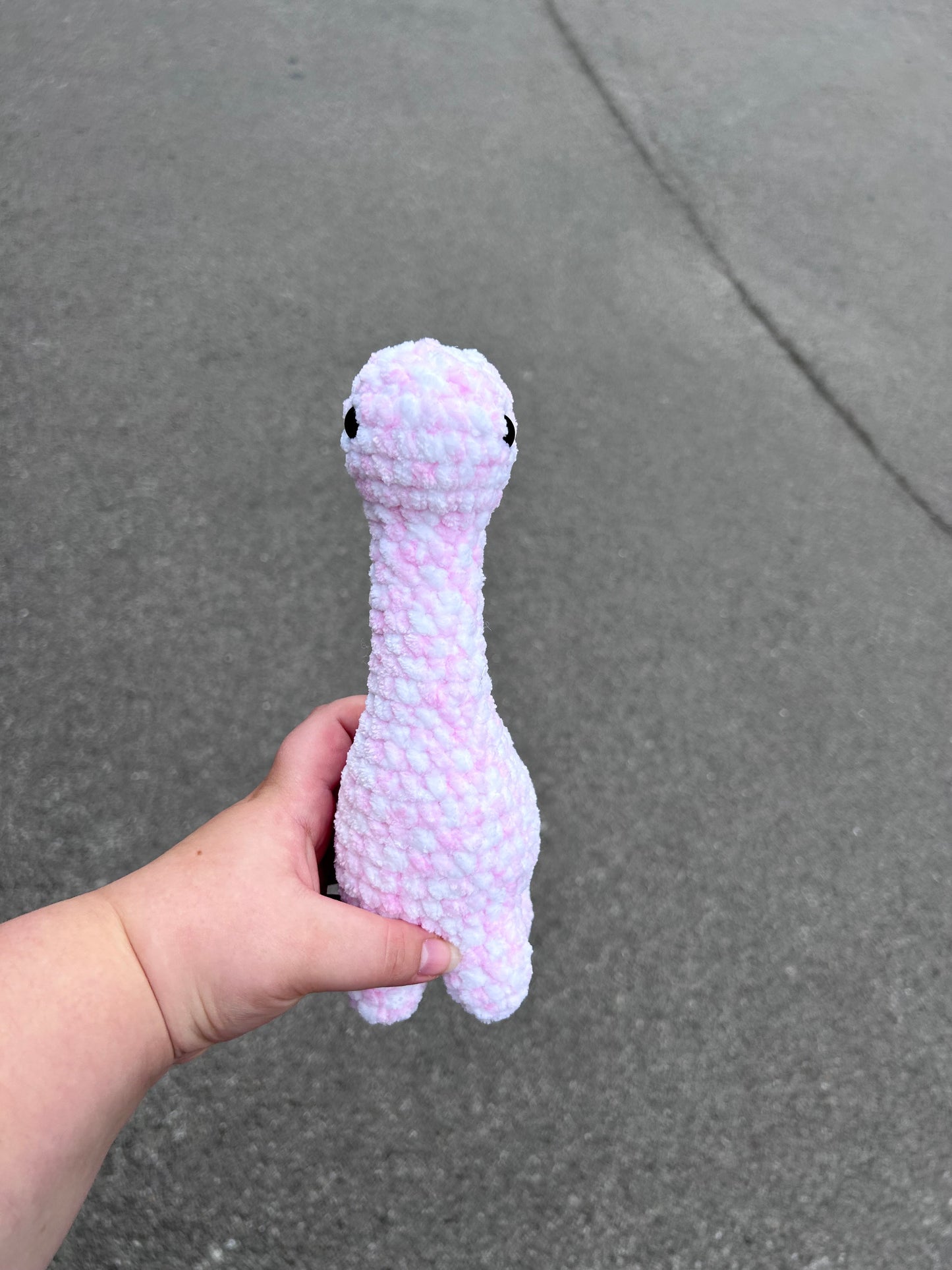 Brontosaurus Crochet Toy