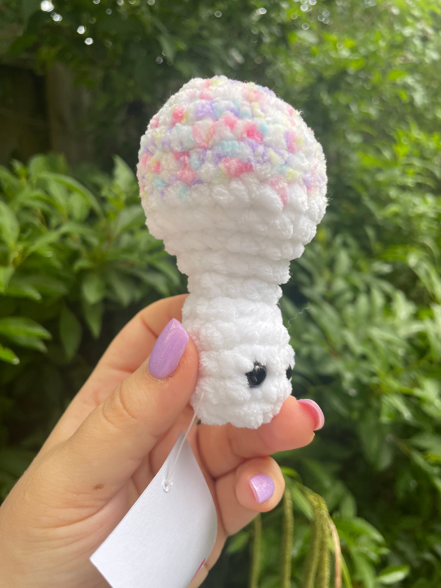 Mushroom Pop Up Fidget Crochet Toy
