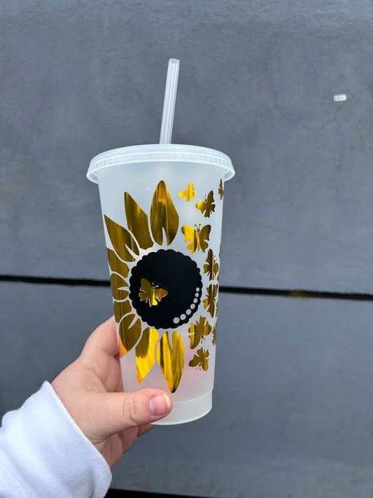 Sunflower 24oz Cold Cup