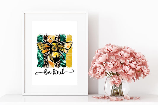 Be Kind Bee A6 Print