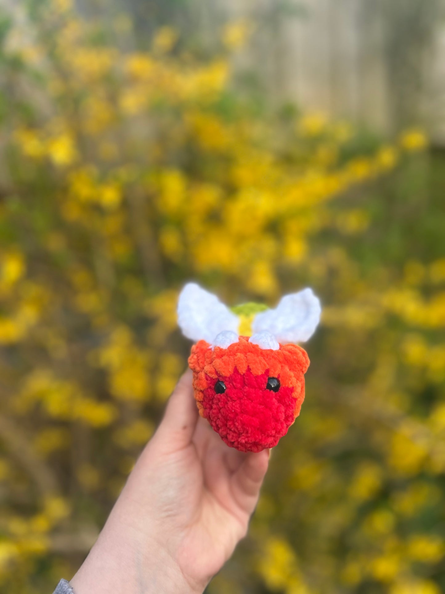 Crochet Rainbow Dragon Toy