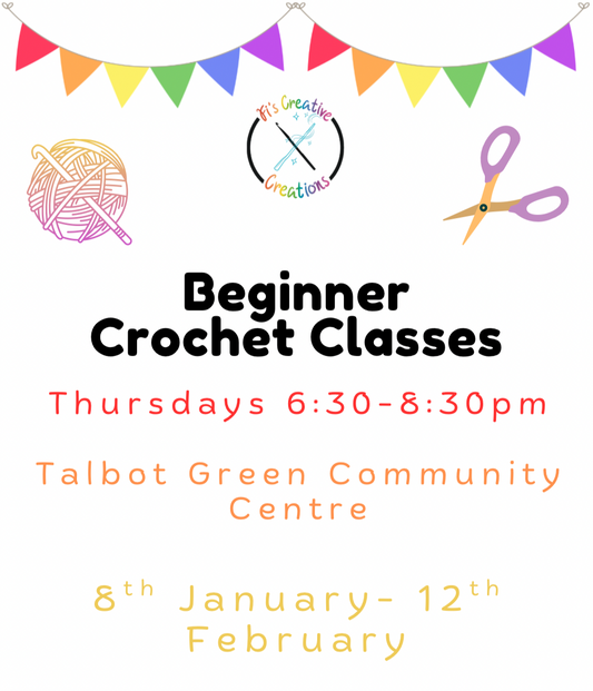 Beginner Crochet Classes- Talbot Green January Start