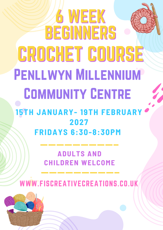 Beginner Crochet Classes- Blackwood January Start