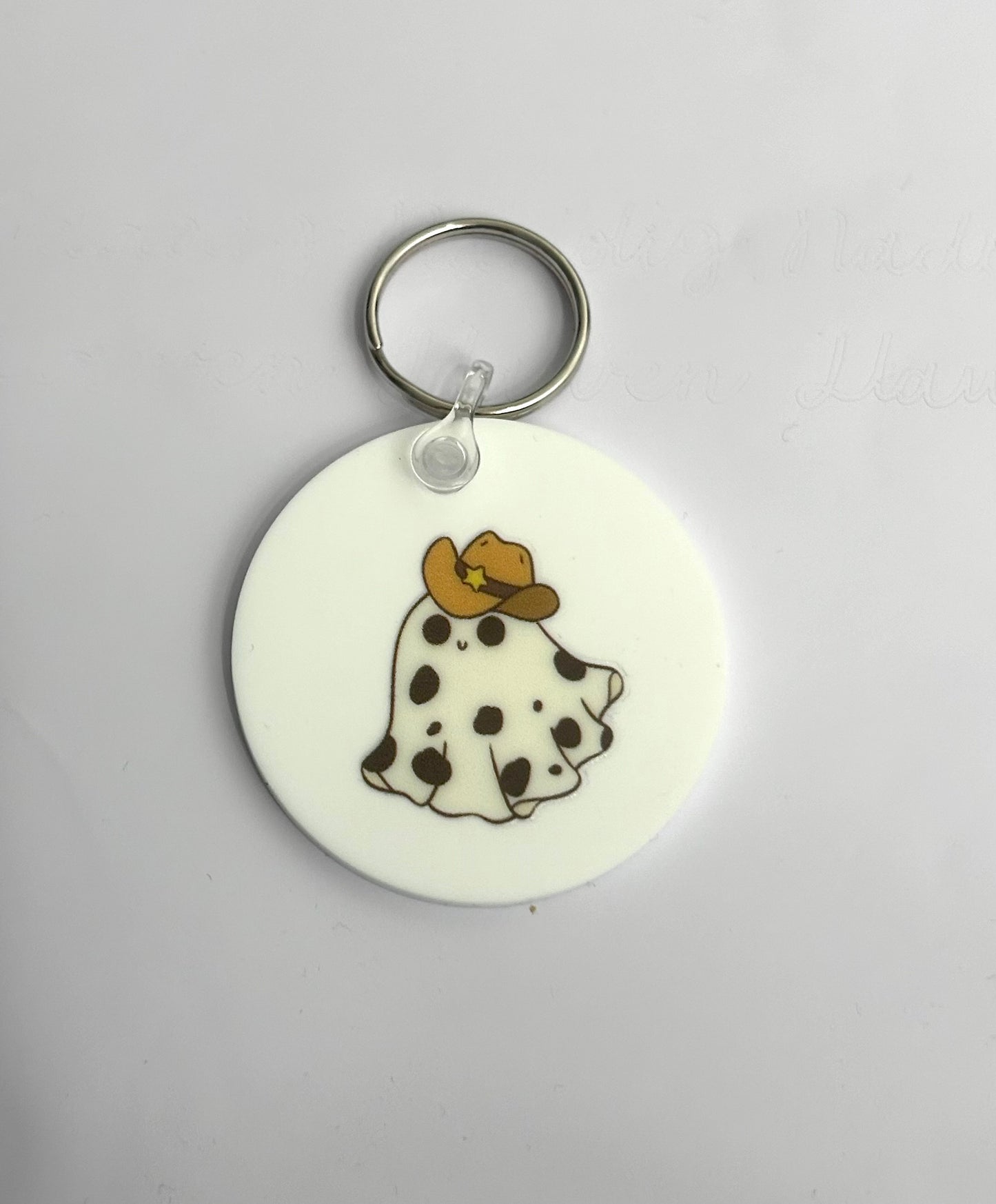 Cute Ghost Keyring
