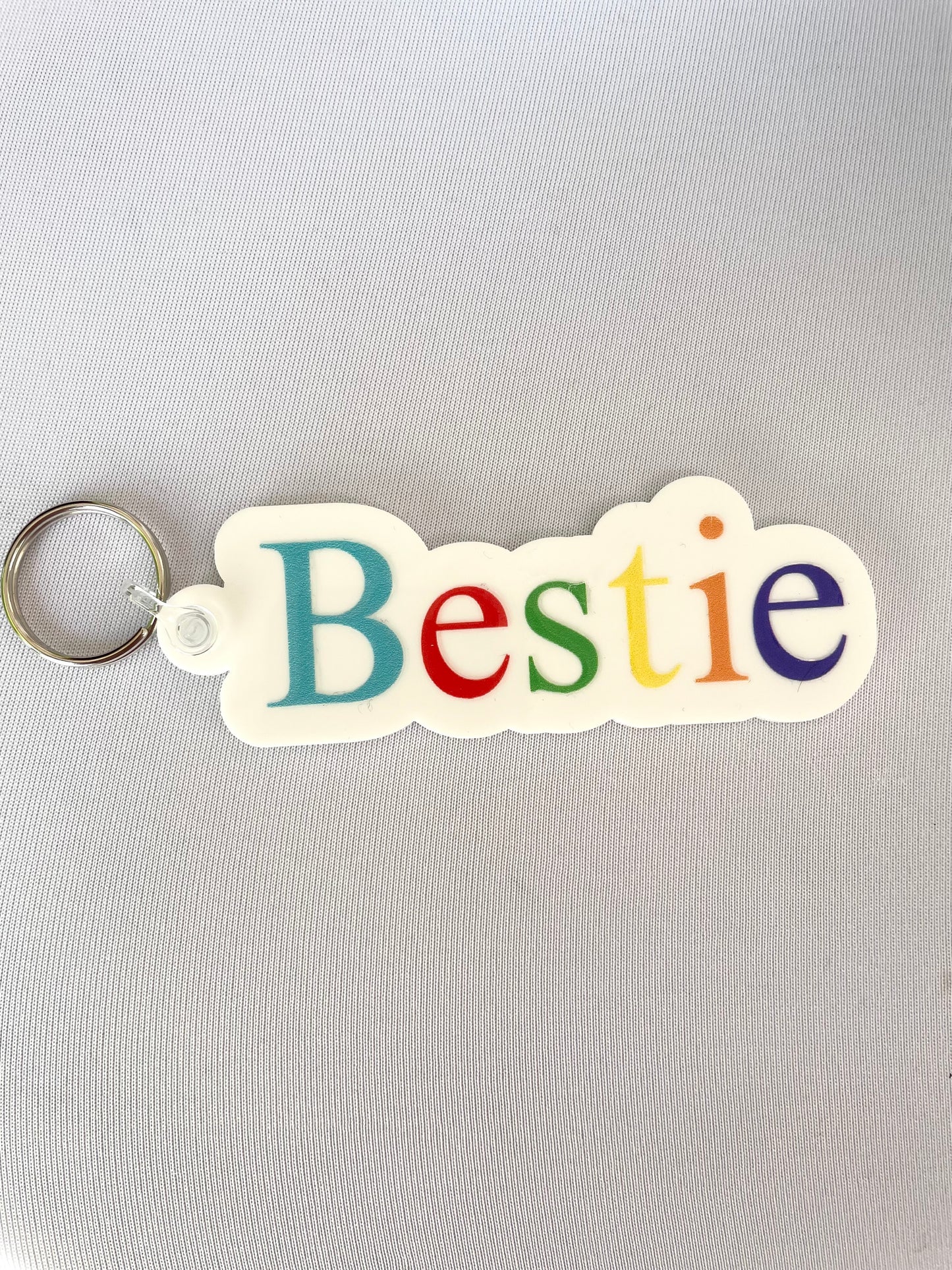 Rainbow Bestie Keyring