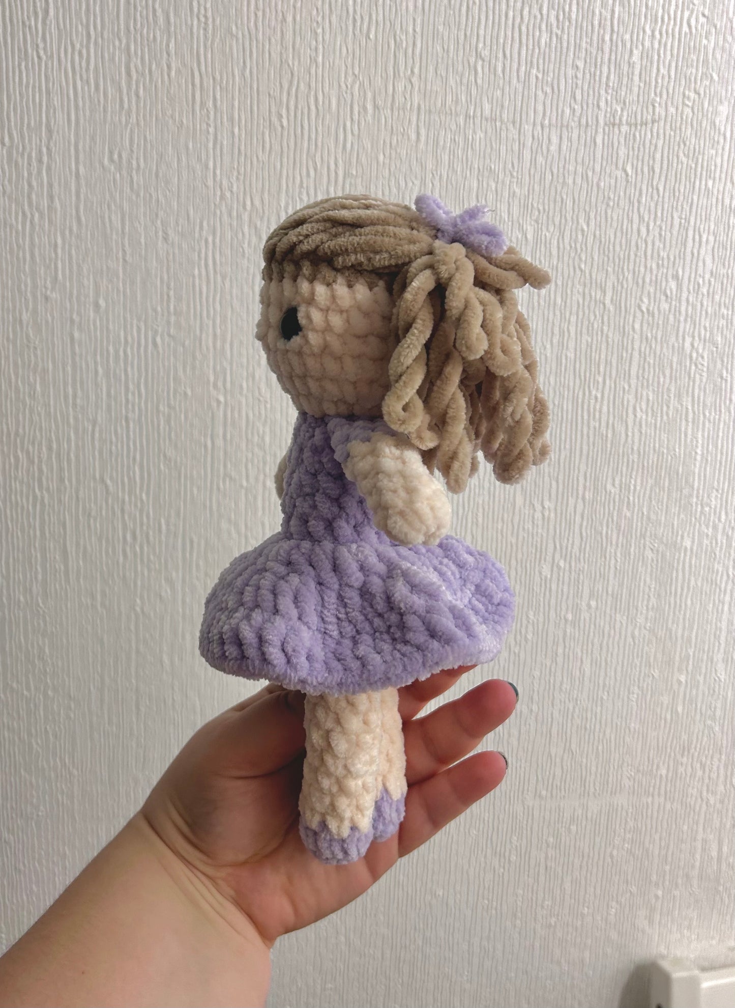 Girl Doll in Dress crochet Toy