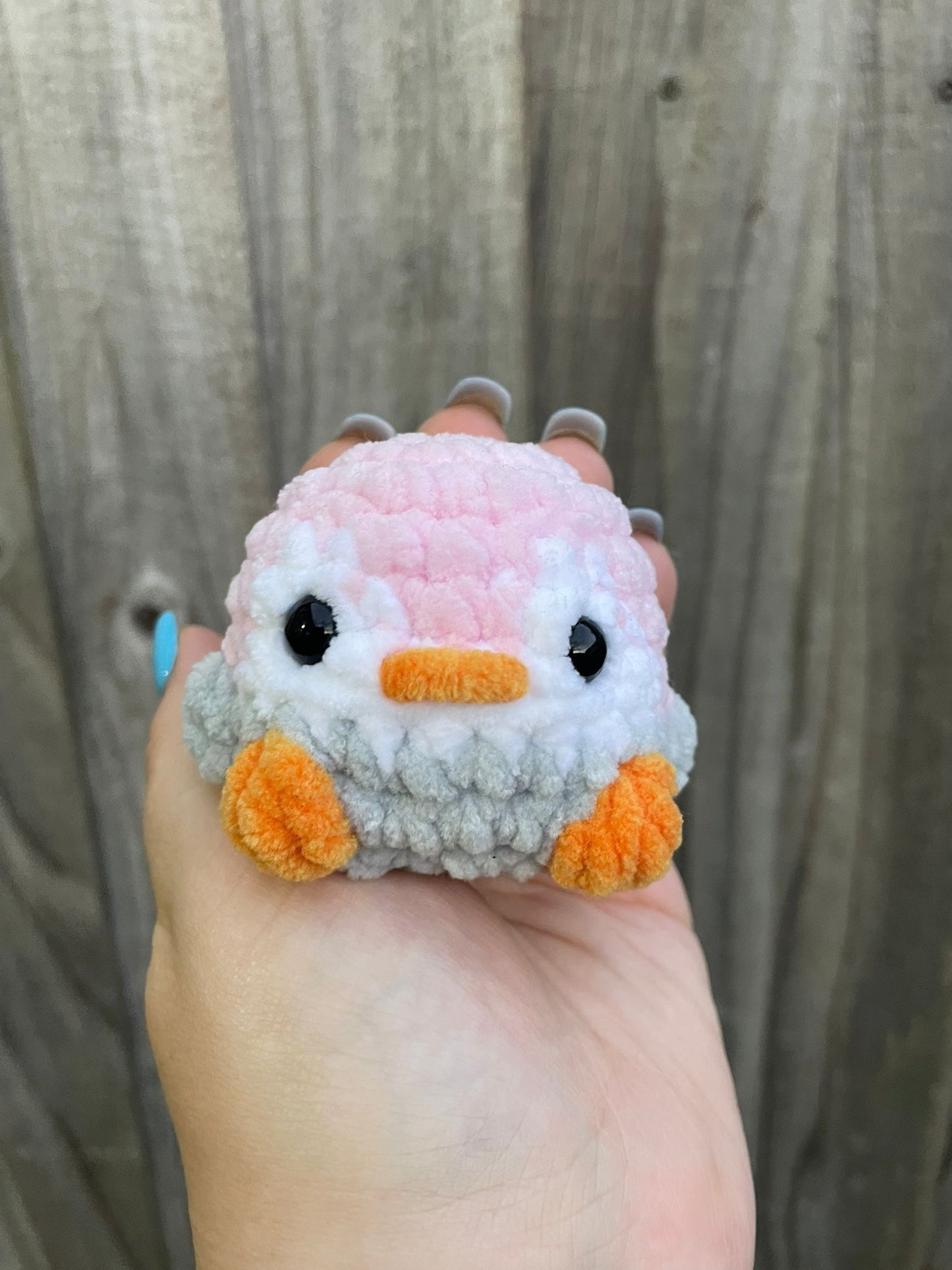 Mini Penguin Christmas Crochet Toy